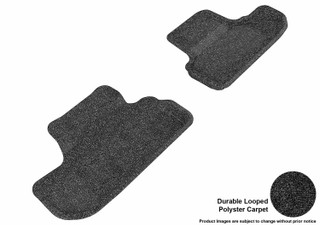 2008-2010 Dodge Challenger Floor Mats Liners Rear Row Classic Black