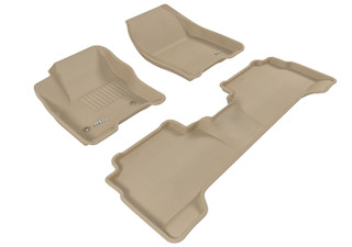 2013-2018 Ford C-Max Floor Mats Liners Front and Rear Row Kagu Tan