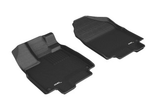 2018-2022 Honda Odyssey Floor Mats Liners Front Row Kagu Black