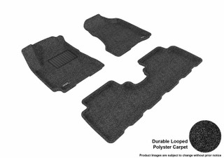 2005-2009 Hyundai Tucson Floor Mats Liners Front and Rear Row Classic Black