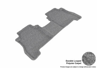 2007-2012 Hyundai Santa Fe Floor Mats Liners Rear Row Classic Gray