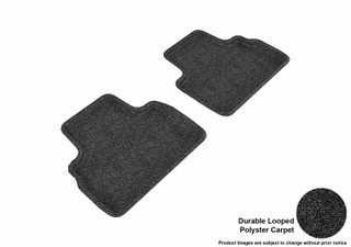 2009-2013 Infiniti FX50S Floor Mats Liners Rear Row Classic Black