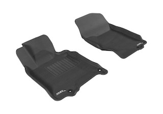 2014 Infiniti Q60 Floor Mats Liners Front Row Kagu Black