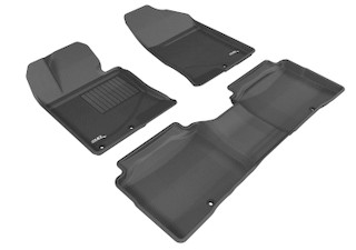 2011-2015 Kia Optima Floor Mats Liners Front and Rear Row Kagu Black