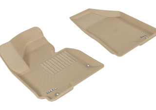 2014-2016 Kia Sportage Floor Mats Liners Front Row Kagu Tan