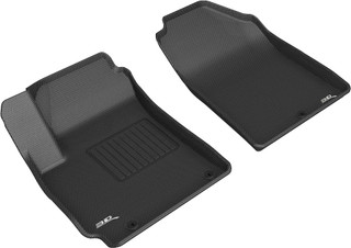 2021-2022 Kia Seltos Floor Mats Liners Front Row Kagu Black