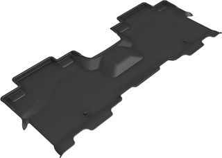 2018-2021 Ford Expedition Floor Mats Liners Rear Row Kagu Black