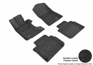 2013-2020 Lexus GS AWD Floor Mats Liners Front and Rear Row Classic Black
