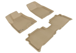 2004-2009 Lexus RX330 Floor Mats Liners Front and Rear Row Kagu Tan