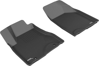 2004-2009 Lexus RX330 Floor Mats Liners Front Row Kagu Black