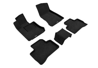 2016-2022 Mercedes-Benz GLC X205 Floor Mats Liners Front and Rear Row Elegant Black