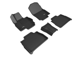 2020-2022 Mercedes-Benz GLE Floor Mats Liners Front and Rear Row Kagu Black 5 Seat