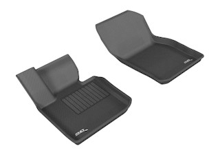 2014-2022 Mini Cooper 2 Door Floor Mats Liners Front Row Kagu Black Hardtop