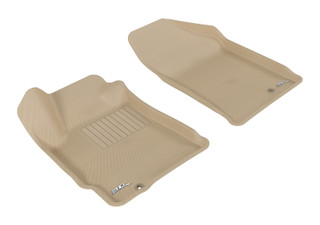 2007-2012 Nissan Altima Sedan/Coupe Floor Mats Liners Front Row Kagu Tan