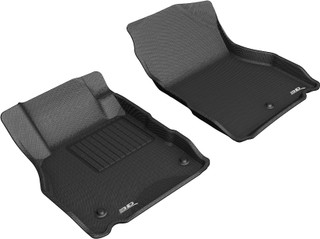 2018-2021 Nissan Kicks Floor Mats Liners Front Row Kagu Black