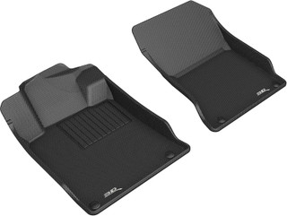 2019-2022 Nissan Altima Floor Mats Liners Front Row Kagu Black