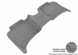 2011-2017 Volkswagen Touareg Floor Mats Liners Rear Row Classic Gray