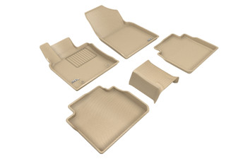 2019-2022 Toyota Avalon Floor Mats Liners Front and Rear Row Kagu Tan