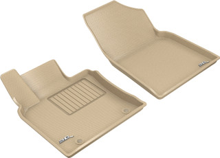 2019-2022 Toyota Avalon Floor Mats Liners Front Row Kagu Tan