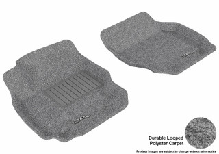 2007-2016 Volvo S80 Floor Mats Liners Front Row Classic Gray
