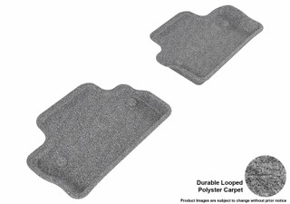 2015-2018 Volvo V60 Floor Mats Liners Rear Row Classic Gray