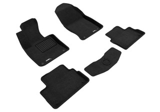 2019-2022 Volvo S60 Floor Mats Liners Front and Rear Row Elegant Black