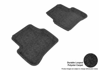 2006-2010 Volkswagen Passat Floor Mats Liners Rear Row Classic Black