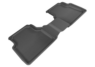 2018-2019 Volkswagen Tiguan Limited Floor Mats Liners Rear Row Kagu Black