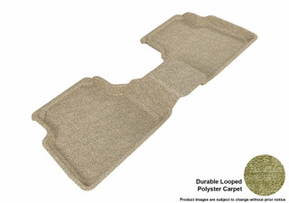 2009-2017 Volkswagen Tiguan Floor Mats Liners Rear Row Classic Tan
