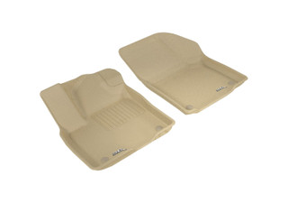 2018-2022 Volkswagen Atlas Floor Mats Liners Front Row Kagu Tan