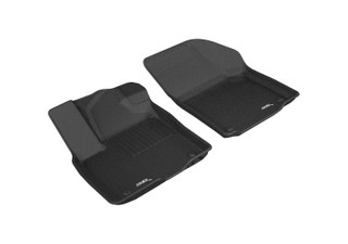 2020-2022 Volkswagen Atlas Cross Sport Floor Mats Liners Front Row Kagu Black