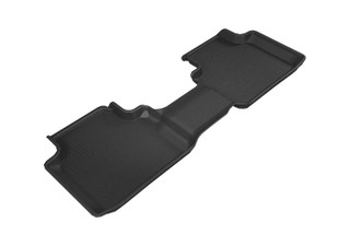 2018-2022 Volkswagen Atlas Floor Mats Liners Rear Row Kagu Black