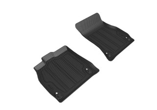 2018-2021 Audi SQ5 Floor Mats Liners Front Row Kagu Black