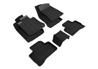 2016-2021 Mercedes-Benz GLC Floor Mats Liners Front and Rear Row Elegant Hybrid Black