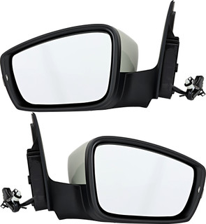 2011-2018 Volkswagen Jetta Side View Door Mirror , Power Glass , Non-Heated , Paintable , Turn Signal - Driver and Passenger Side