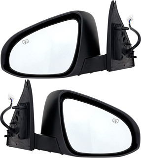2013-2018 Toyota Avalon Side View Door Mirror , Power Glass , Heated , Paintable - Driver and Passenger Side