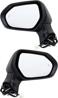 2018-2022 Toyota Camry Side View Door Mirror NA , Power Glass , Heated , Paintable , Turn Signal , Blind Spot Detection - Driver and Passenger Side