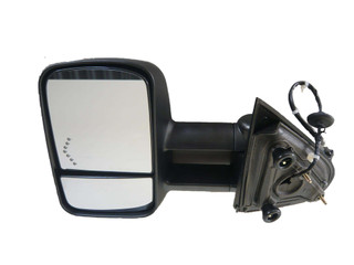 2015-2018 GMC Sierra 2500 Side View Door Mirror , Power Glass , Heated , Textured , Turn Signal - Driver Left Side