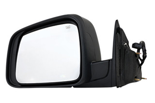 2011-2018 Jeep Grand Cherokee Side View Door Mirror , Power Glass , Heated , Paintable - Driver Left Side