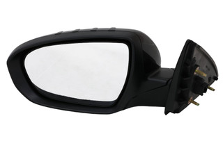 2011-2013 Kia Optima Side View Door Mirror , Power Glass , Non-Heated , Paintable , Turn Signal - Driver Left Side