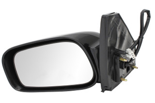 2003-2008 Pontiac Vibe Side View Door Mirror , Power Glass , Non-Heated , Gloss - Driver Left Side
