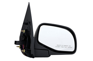 2002-2005 Ford Explorer Side View Door Mirror , Power Glass , Non-Heated , Textured , Puddle Light - Passenger Right Side