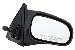 1996-2000 Honda Civic Coupe/Hatchback Side View Door Mirror , Manual Remote , Non-Heated , Textured - Passenger Right Side