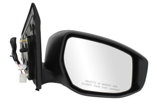 2013-2015 Nissan Sentra Side View Door Mirror , Power Glass , Non-Heated , Paintable - Passenger Right Side