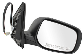 2009-2013 Toyota Corolla Side View Door Mirror , Power Glass , Heated , Paintable - Passenger Right Side