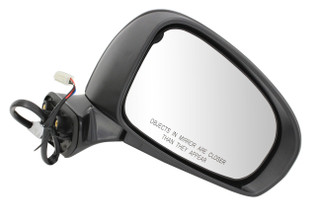 2012-2018 Toyota Prius V Side View Door Mirror , Power Glass , Heated , Paintable - Passenger Right Side