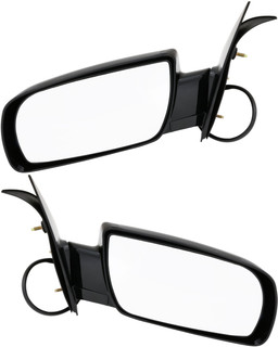 1985-1998 Chevrolet Astro Side View Door Mirror , Power Glass , Non-Heated , Gloss - Driver and Passenger Side
