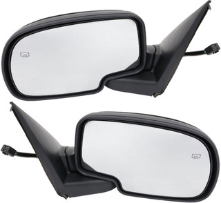 2000-2006 Chevrolet Tahoe Side View Door Mirror , Power Glass , Heated , Gloss - Driver and Passenger Side