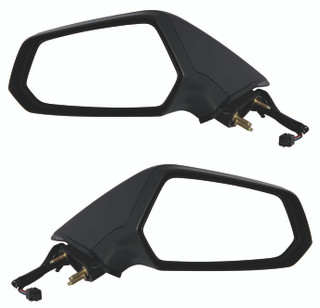 2010-2015 Chevrolet Camaro Side View Door Mirror , Power Glass , Non-Heated , Textured - Driver and Passenger Side