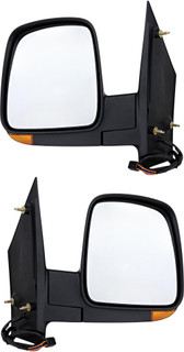 2003-2007 Chevrolet Express Side View Door Mirror , Power Glass , Heated , Textured , Turn Signal - Driver and Passenger Side
